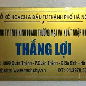 Làm biển quảng cáo cho thắng lợi